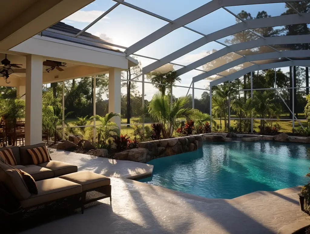 Cost of Building a Pool and Lanai in Florida