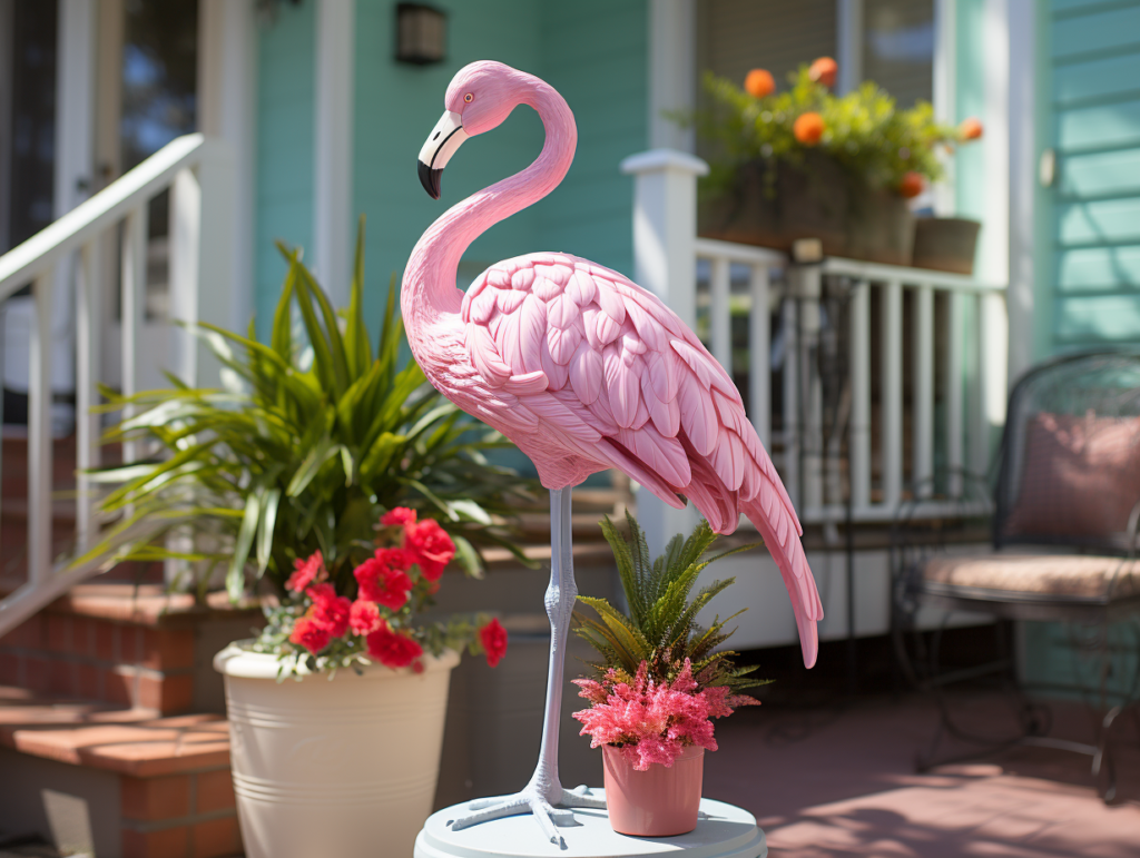 Flamingo on Your Porch