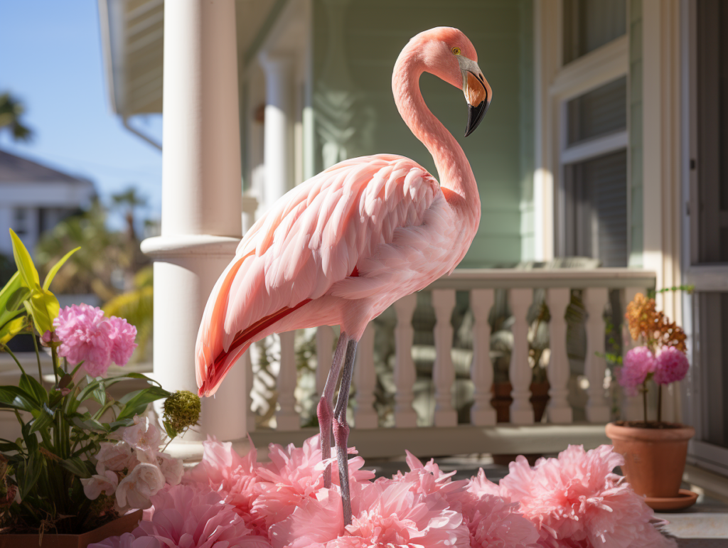 Flamingo on Your Porch