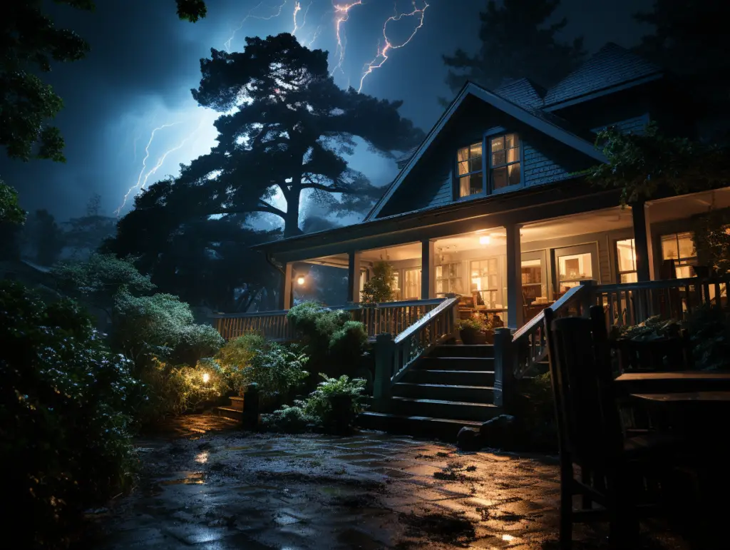 Sit on a Porch During a Thunderstorm