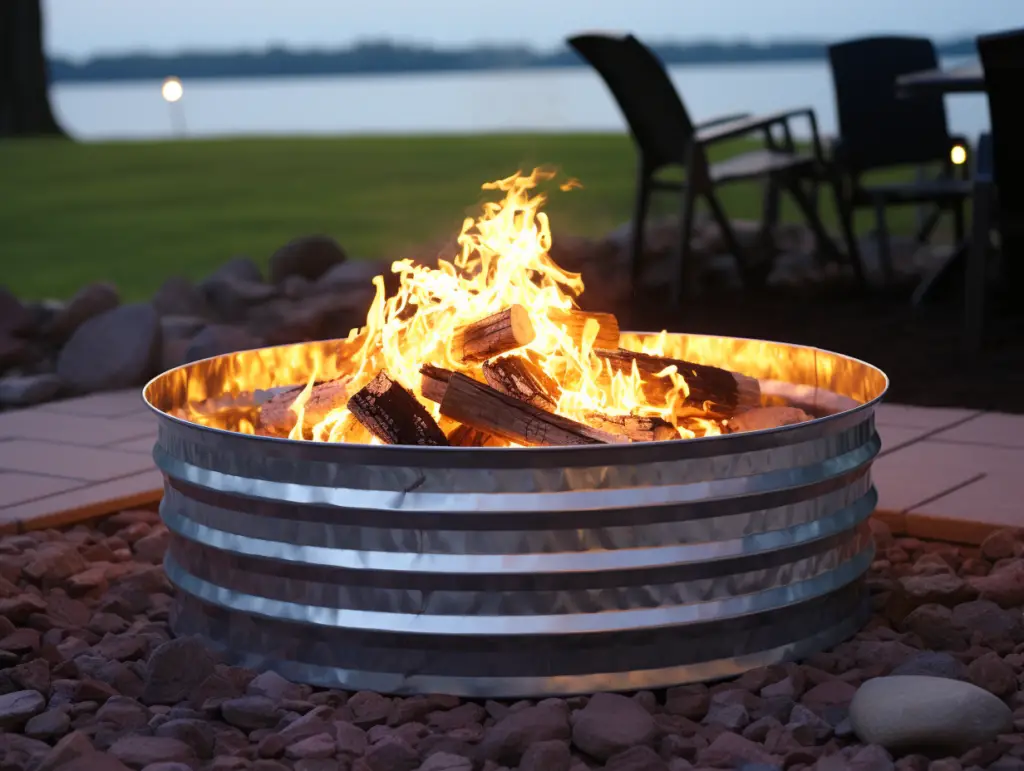 Use Galvanized Steel for a Fire Pit